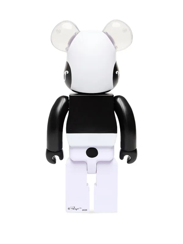 MEDICOM TOY BE@RBRICK Black Smurf 400% Figure | Black | FARFETCH