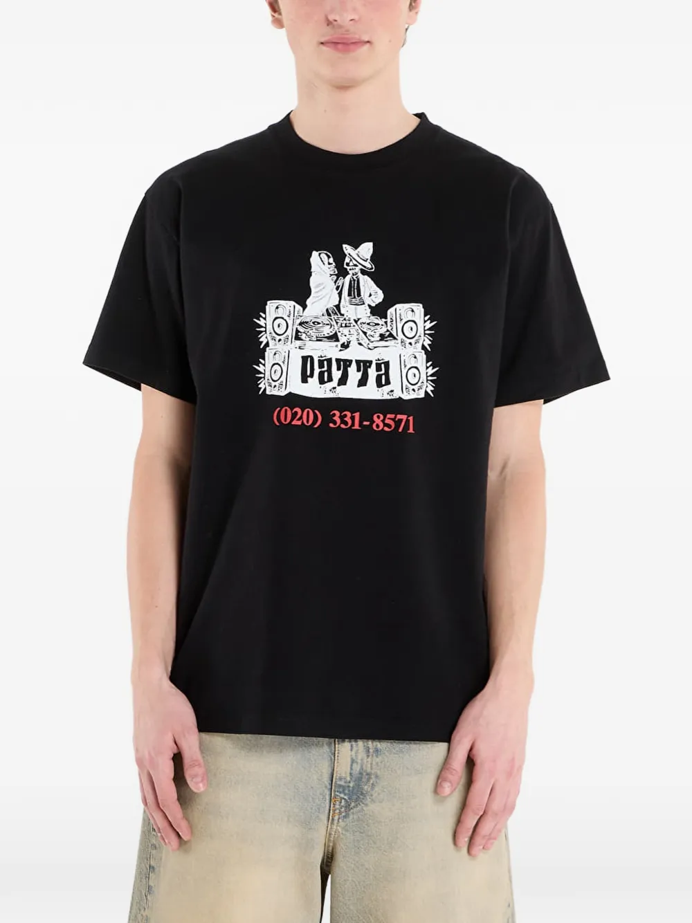 Patta Graphic-print T-shirt In Black