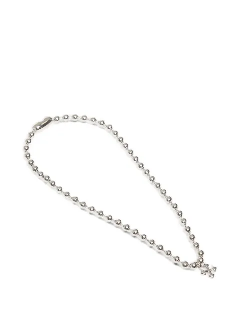 Off-White Arrow ball-chain necklace