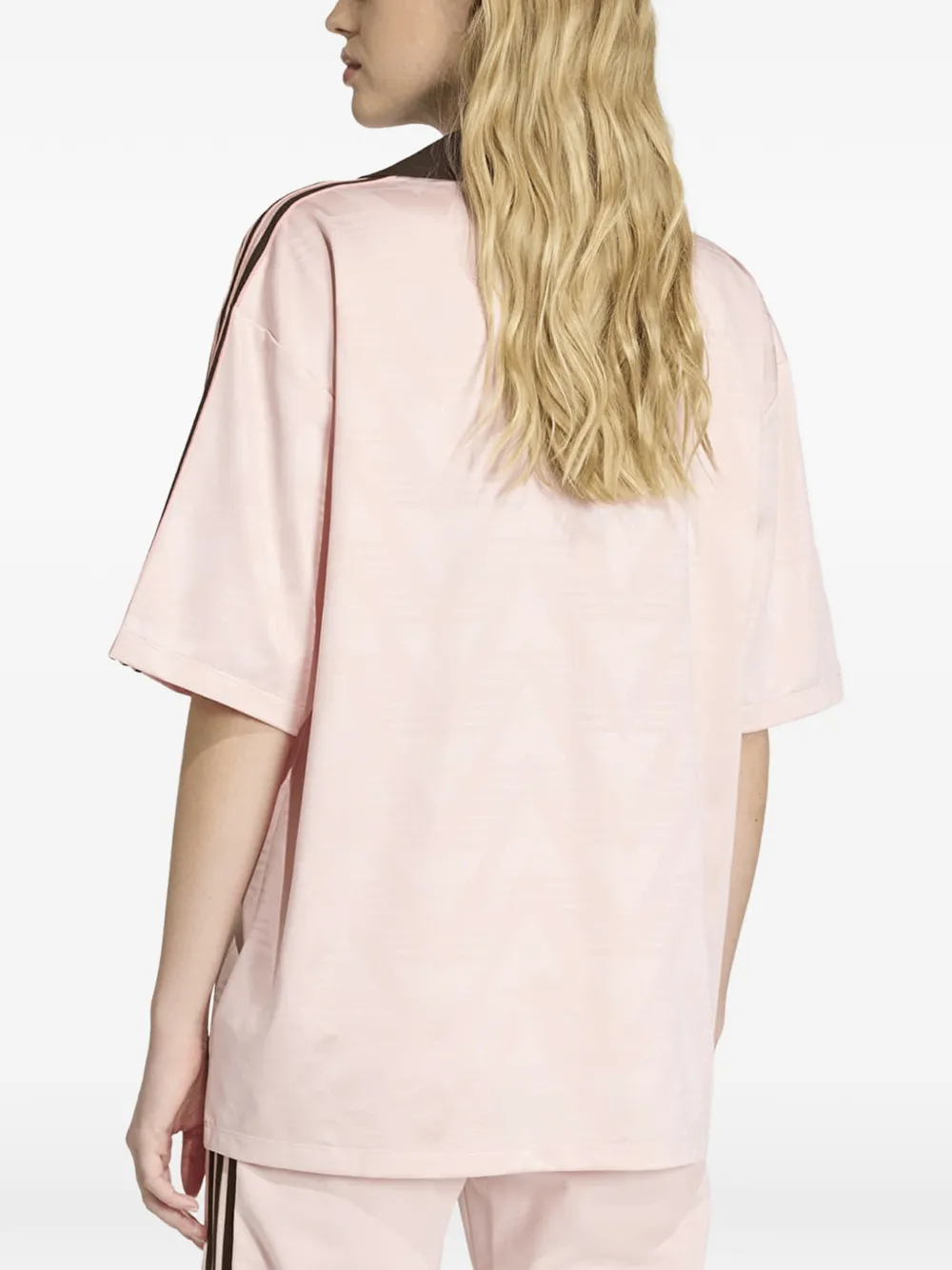 adidas Gestreept T-shirt Roze