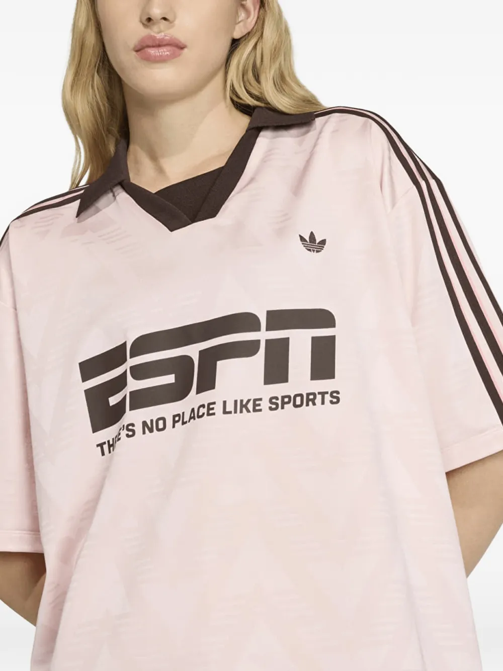 adidas Gestreept T-shirt Roze