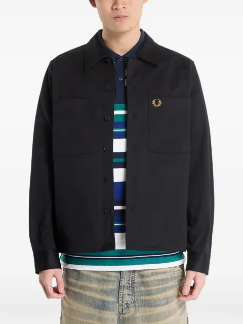 Fred Perry twill-texture shirt