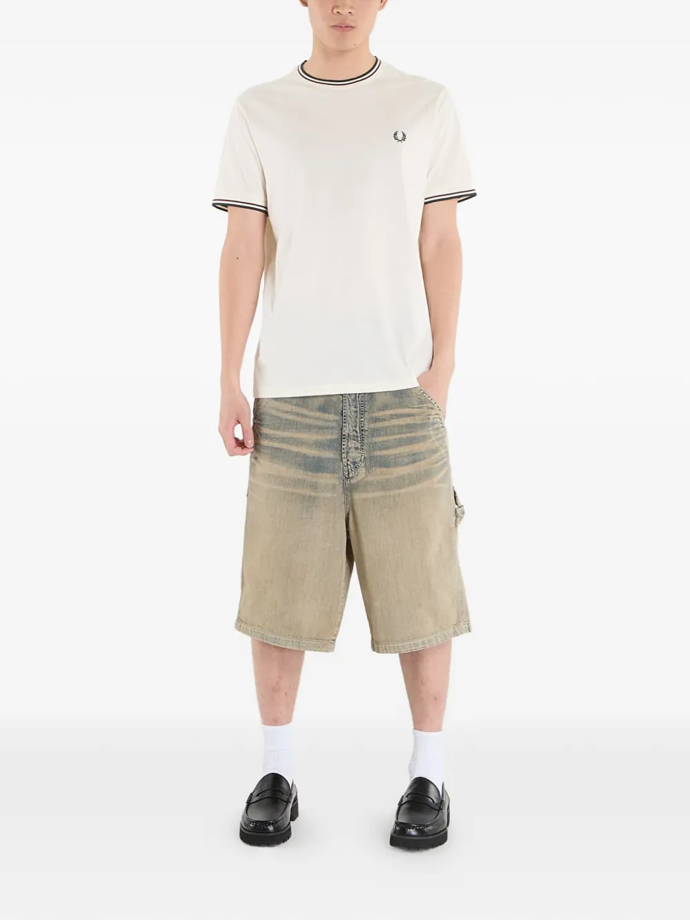 Fred Perry T-shirt Beige