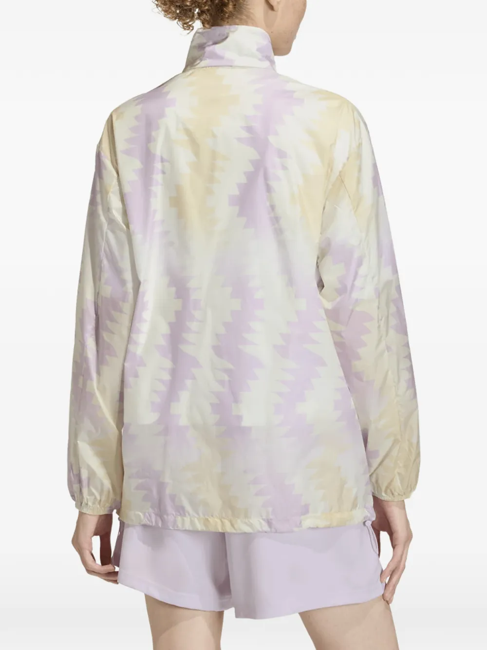 adidas x House of Tiro x Common Goal windjack met geometrische print Paars