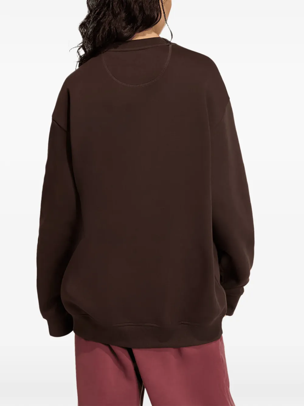  Adidas Sudadera Essentials Fleece Oversize - Marrón 