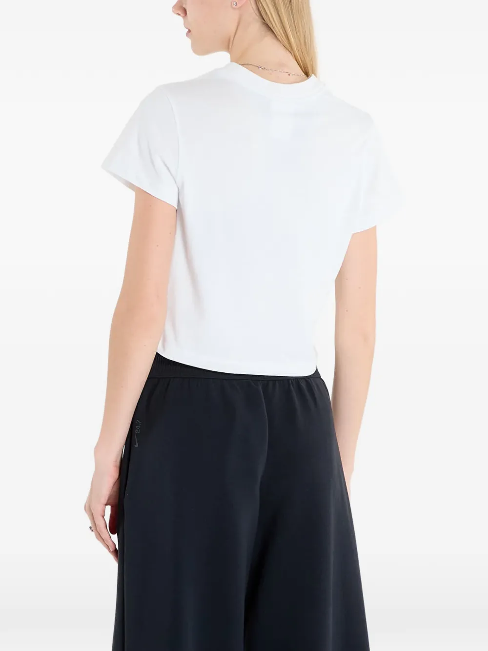 Nike Cropped T-shirt met ACG logoprint Wit