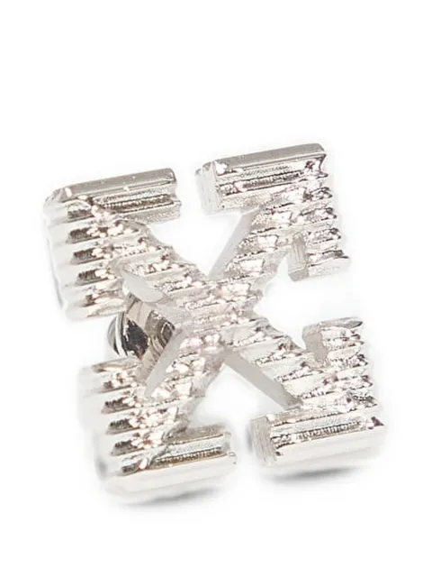 Off-White Arrows textured earring