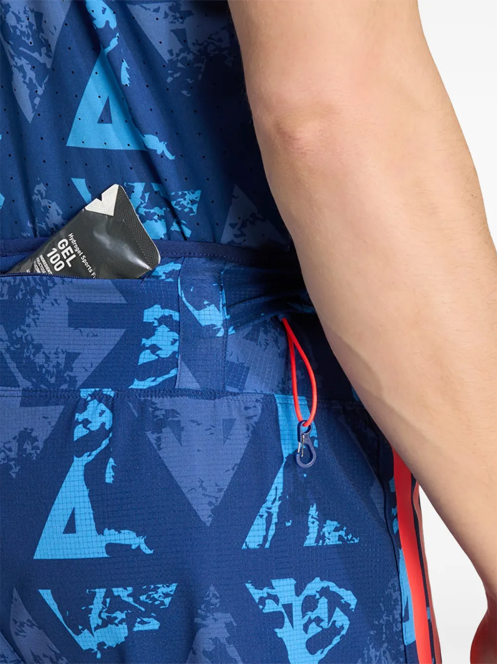 adidas Adizero Labrum shorts met gelzak Blauw