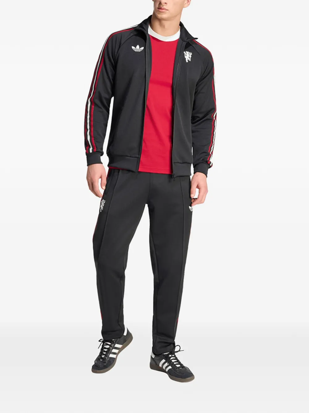 adidas Manchester United Originals trainingstop Zwart