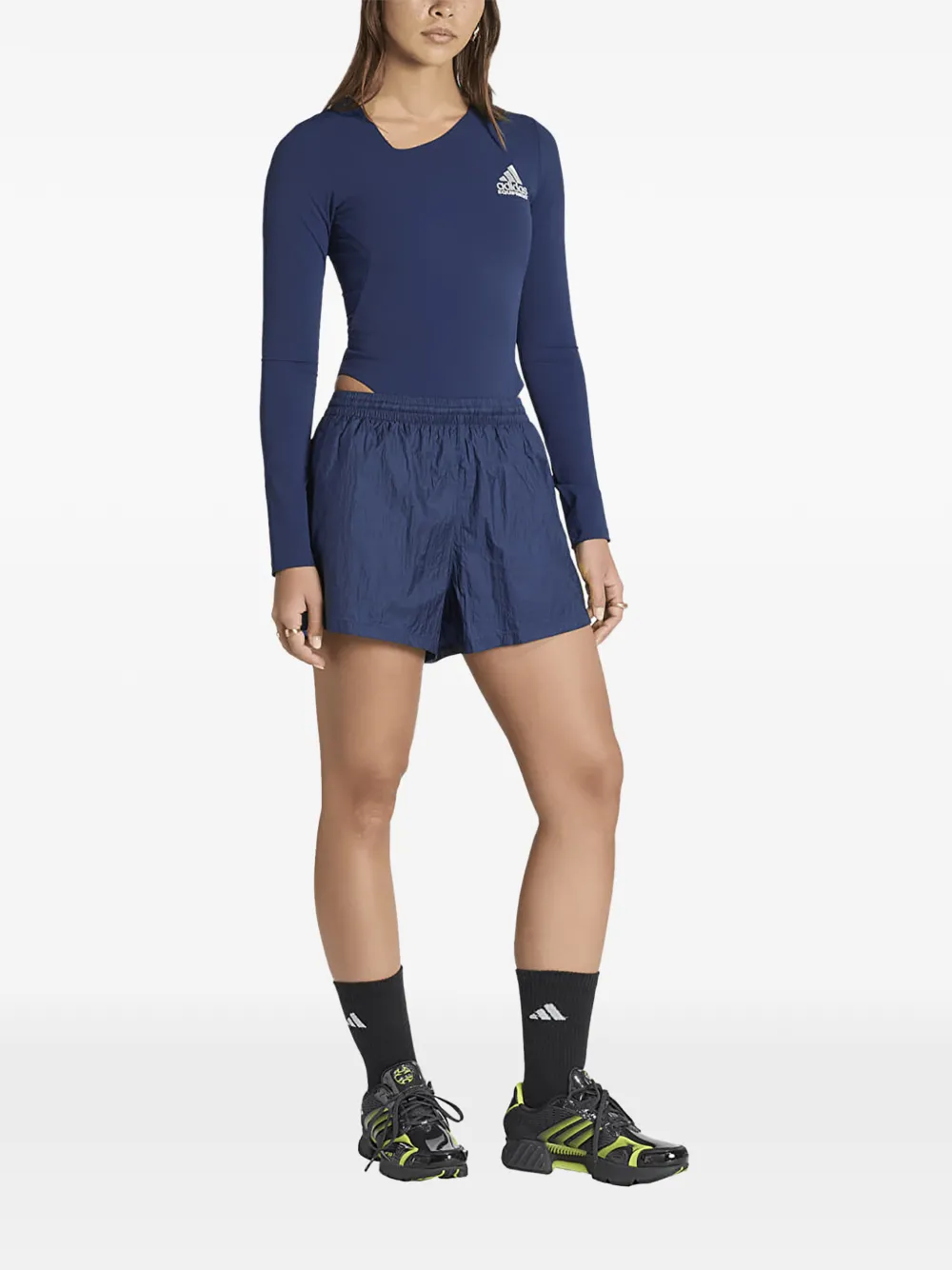adidas Equipment shorts met logopatch Blauw