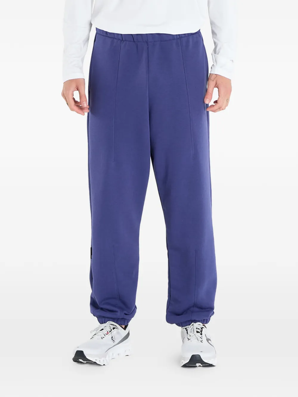 On Club pintuck-detail track pants - Blu