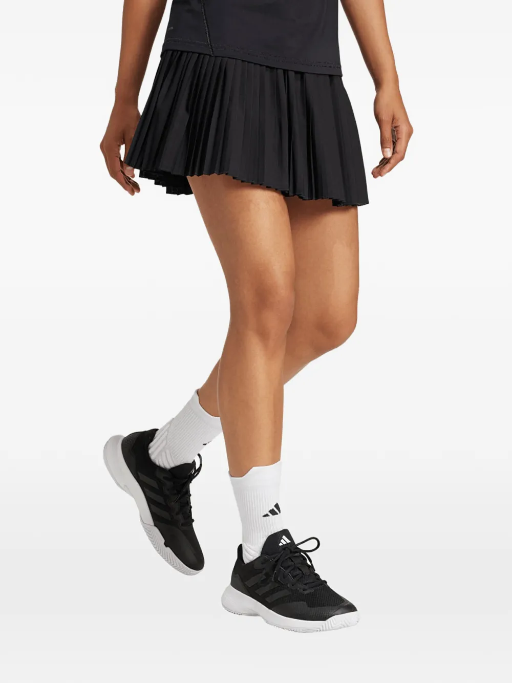 adidas Club geplooide skort Zwart