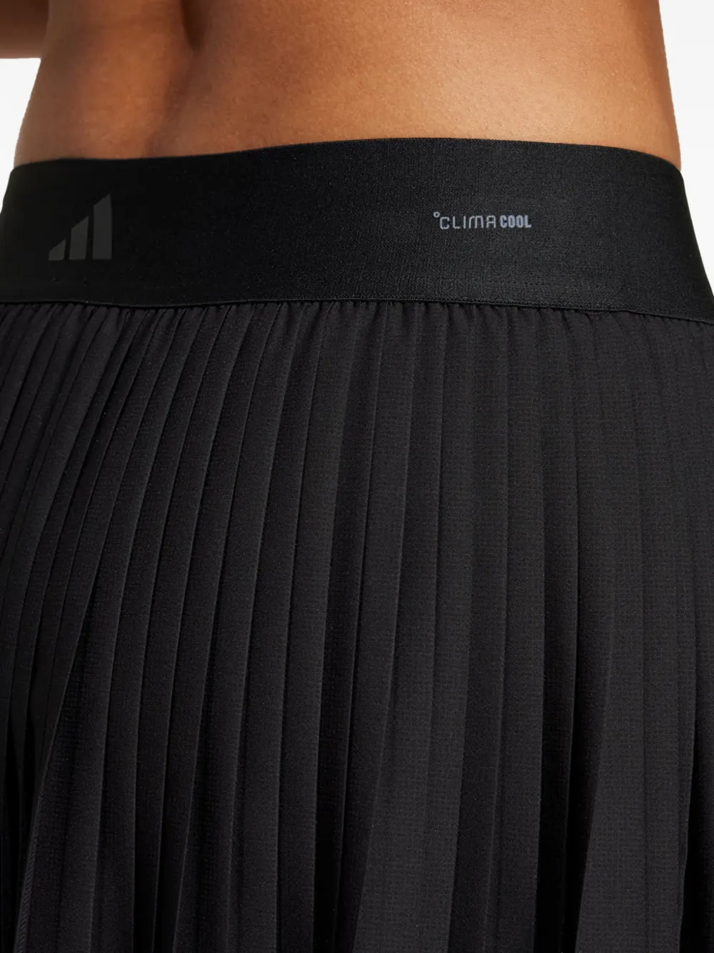 adidas Club geplooide skort Zwart