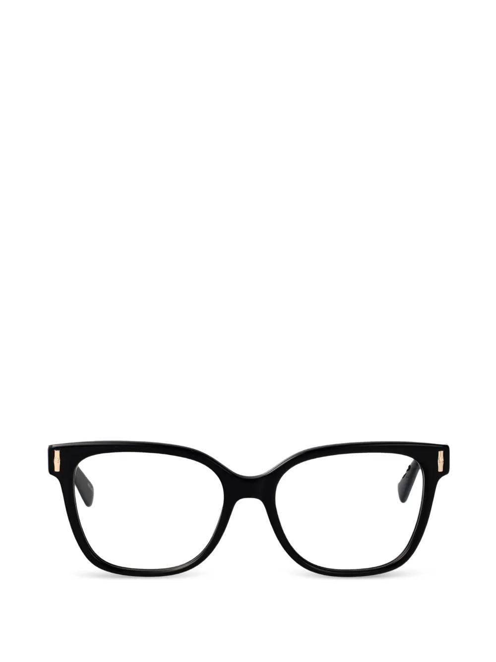 Longchamp geometric-frame glasses - Schwarz