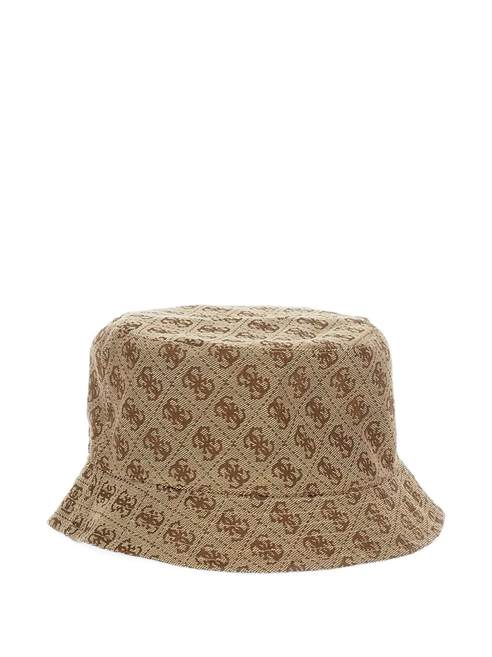 GUESS USA Noelle reversible monogram-print bucket hat - Toni neutri