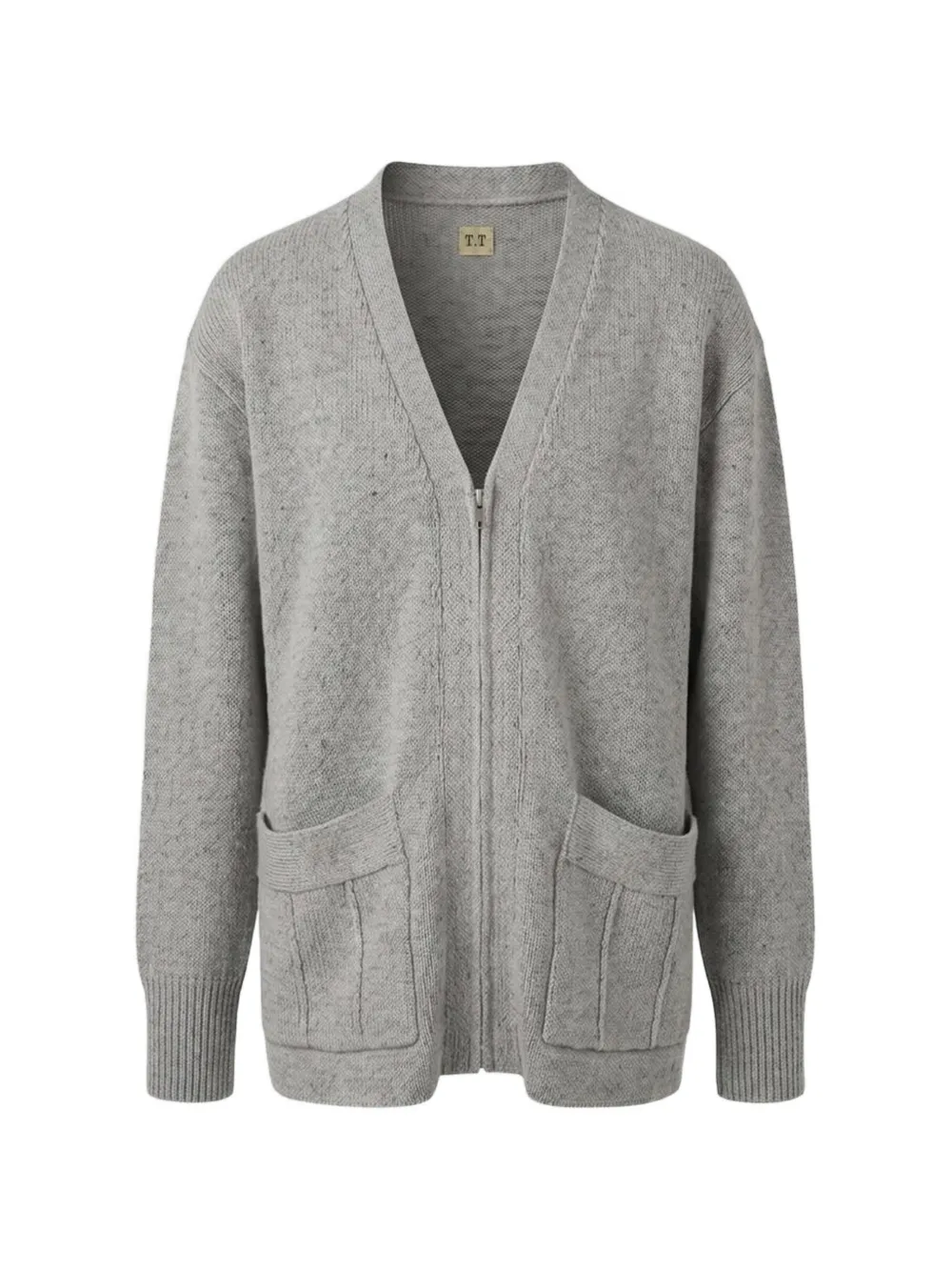 TAIGA TAKAHASHI Lot.530 zip-up cardigan - Grigio