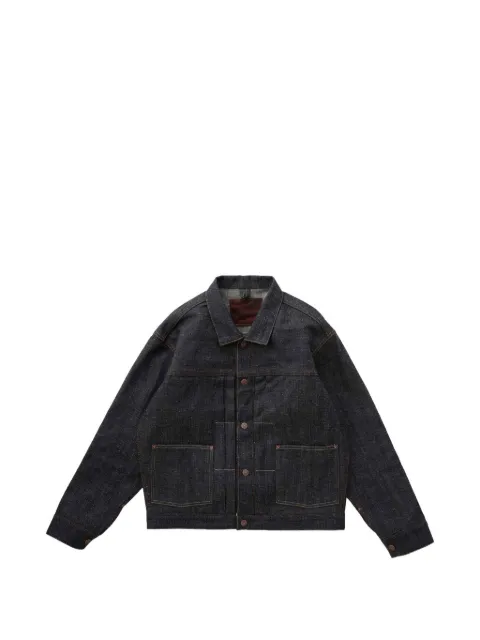 TAIGA TAKAHASHI Lot. 701 pleated denim jacket
