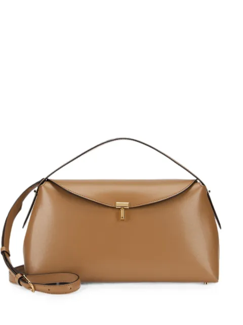 TOTEME T-Lock leather tote bag