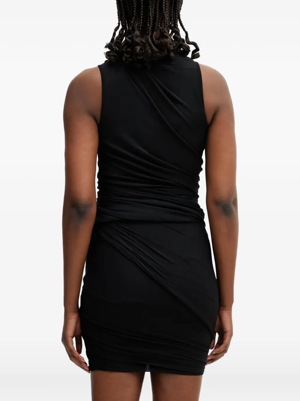 Rick Owens Lilies Luna gedrapeerde mouwloze top Zwart