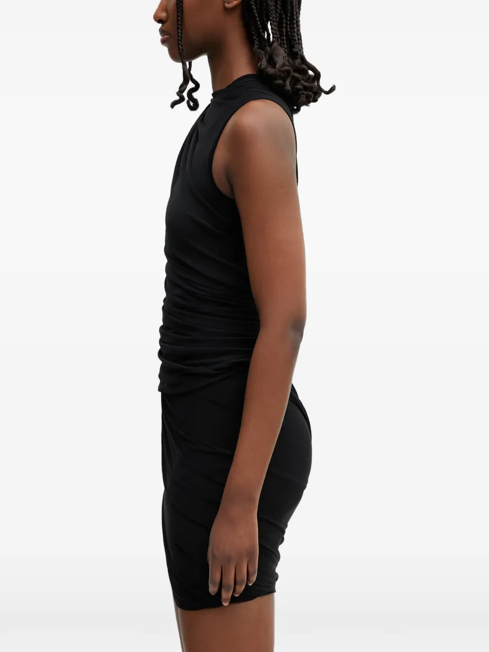 Rick Owens Lilies Luna gedrapeerde mouwloze top Zwart