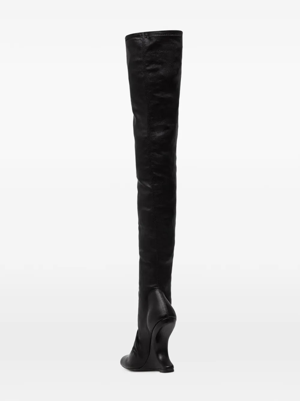 Rick Owens Lilies sculptural-heel open-toe boots Zwart