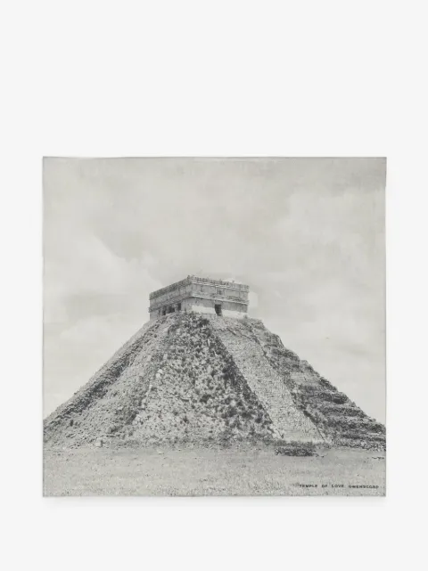 Rick Owens DRKSHDW pyramid-print scarf