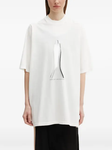 Rick Owens DRKSHDW graphic-print oversized T-shirt
