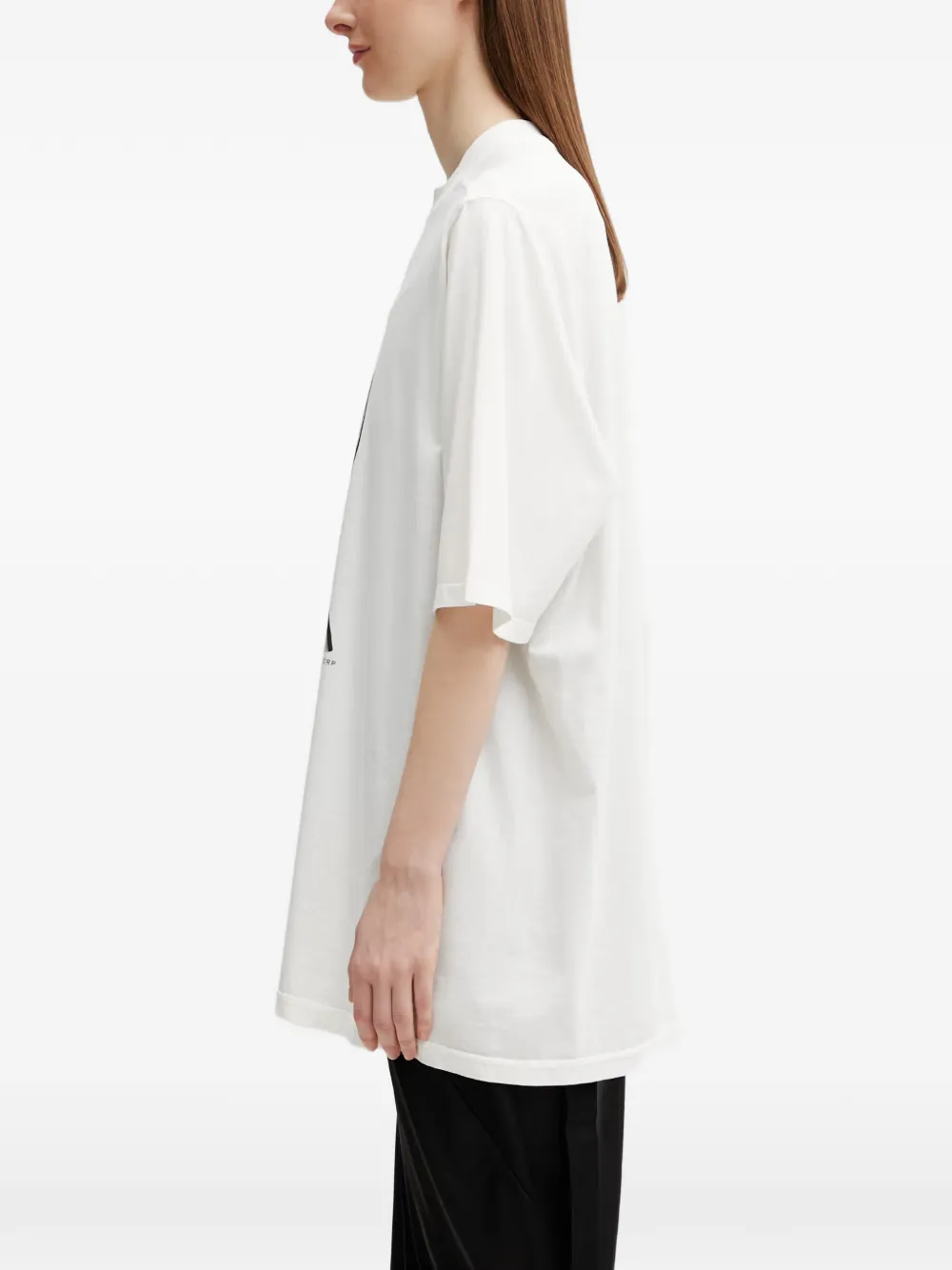 Rick Owens DRKSHDW T-shirt met grafische print Wit