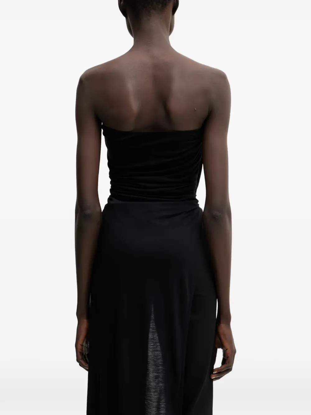 Rick Owens Lilies Strapless top Zwart