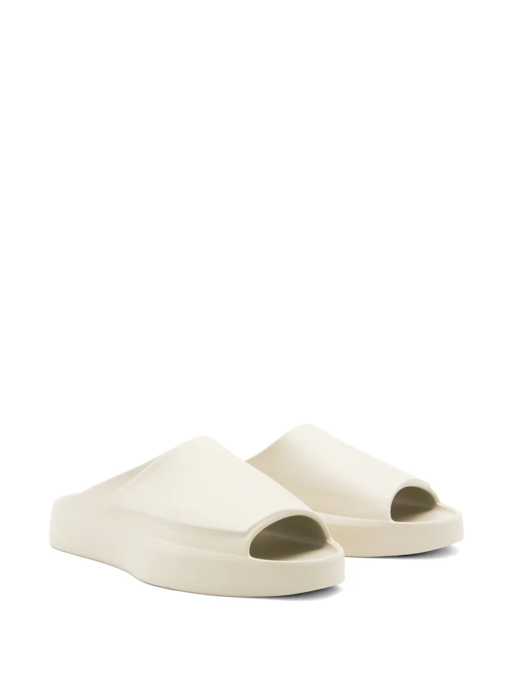 FEAR OF GOD ESSENTIALS logo-patch slip-on slippers Beige