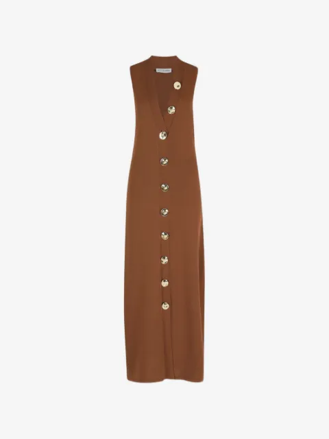 Altuzarra button-up sleeveless maxi dress