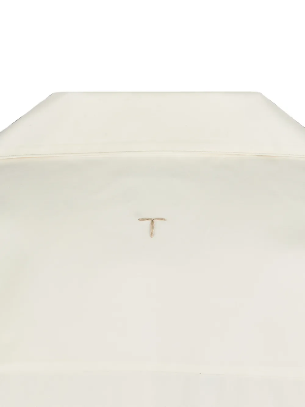 Tod's V-neck Patch-pocket Dress in Neutrals, view 3