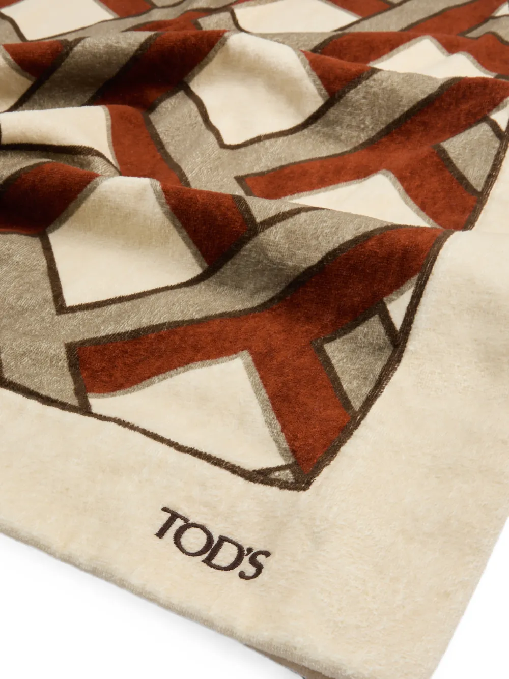 Tod's Badstof strandlaken Beige