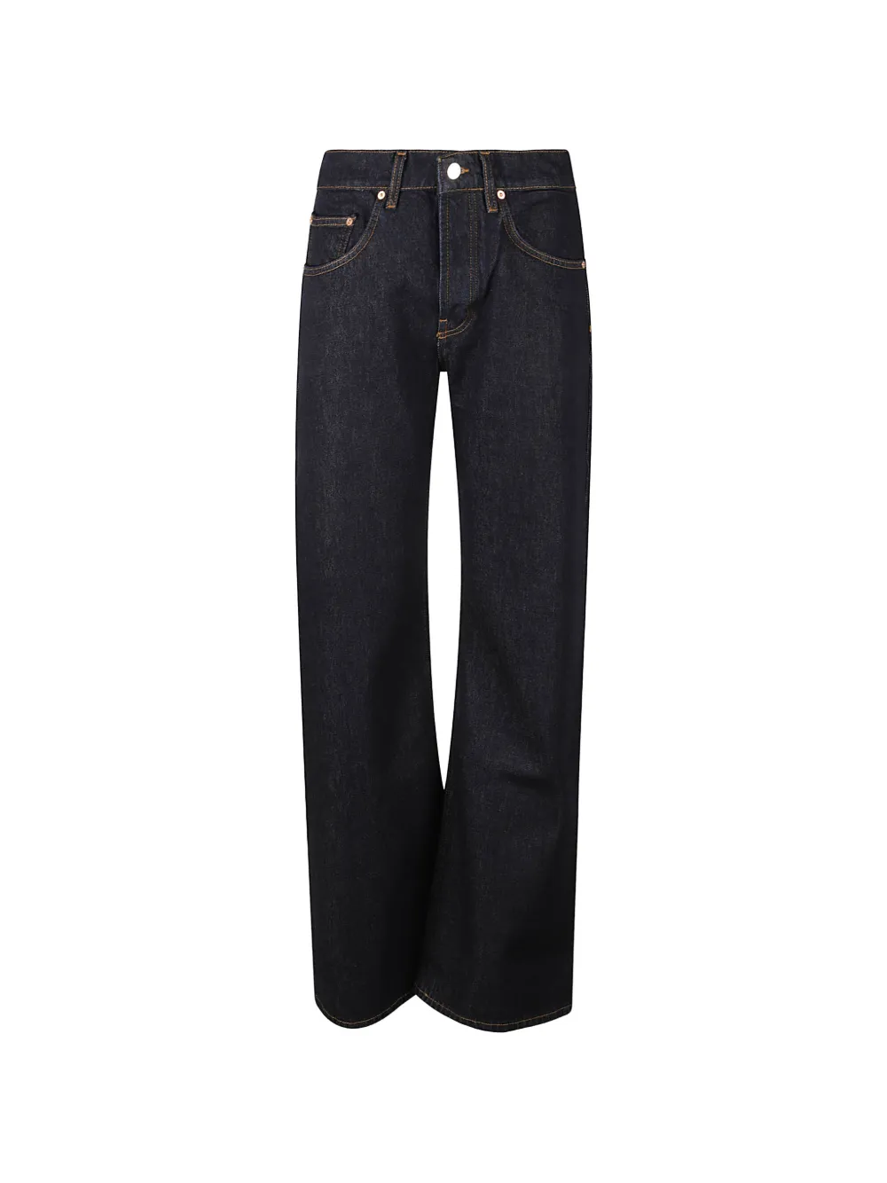 Donna Brasil contrast-stitch wide-leg jeans - Blu