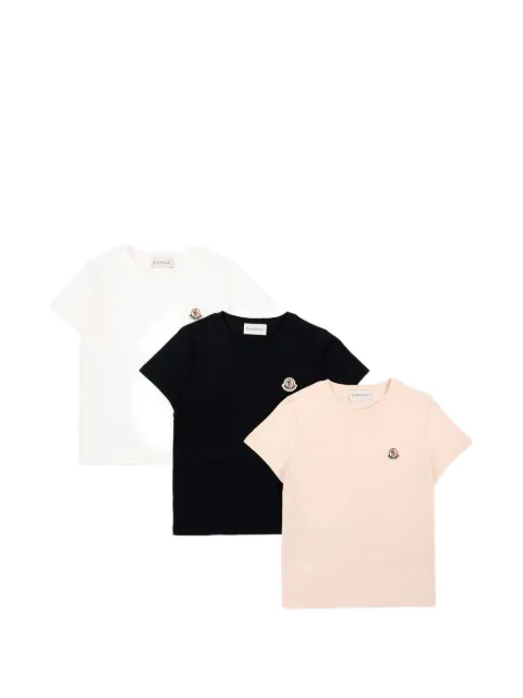 Moncler Enfant logo-patch T-shirt