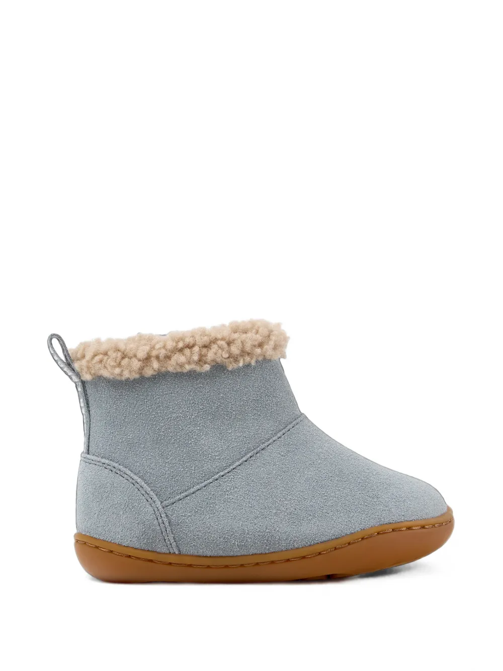 Camper Kids Stivaletti Peu Cami con bordo in shearling sintetico - Grigio