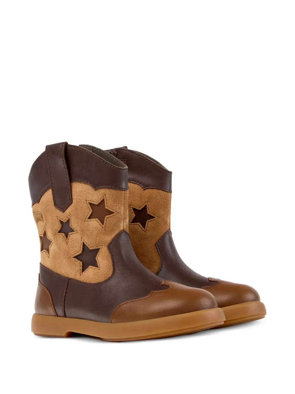 Camper Kids Stivaletti Duet con applicazione a stella - Marrone
