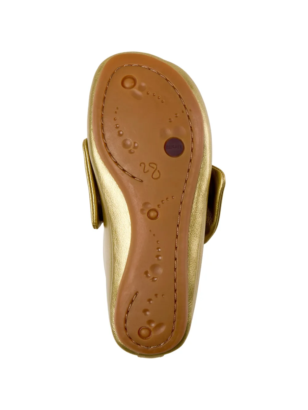 Camper Kids Right ballerina's met geknoopt detail Goud