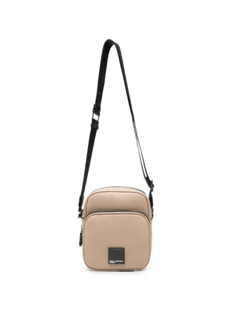 Karl Lagerfeld Jeans logo-patch messenger bag