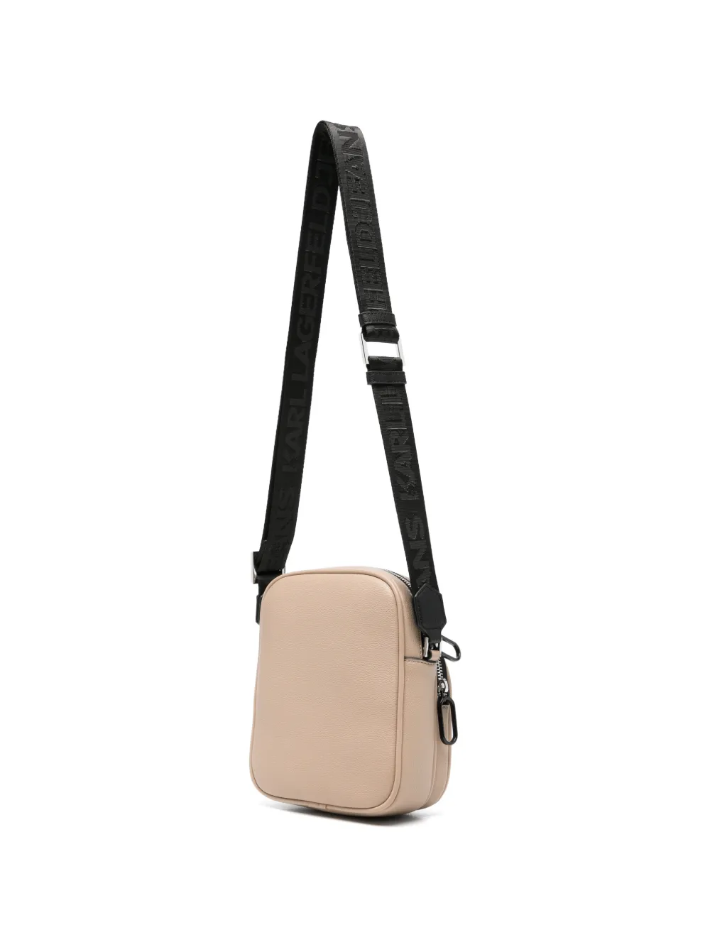 Karl Lagerfeld Jeans Messengertas met logopatch Beige