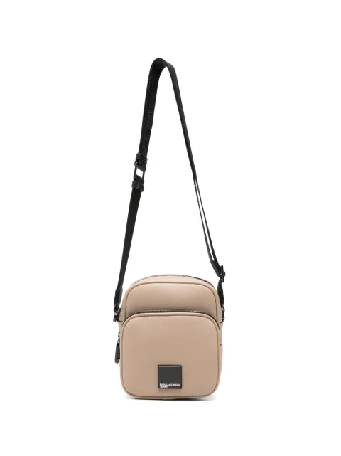 Karl Lagerfeld Jeans bolso messenger con parche del logo