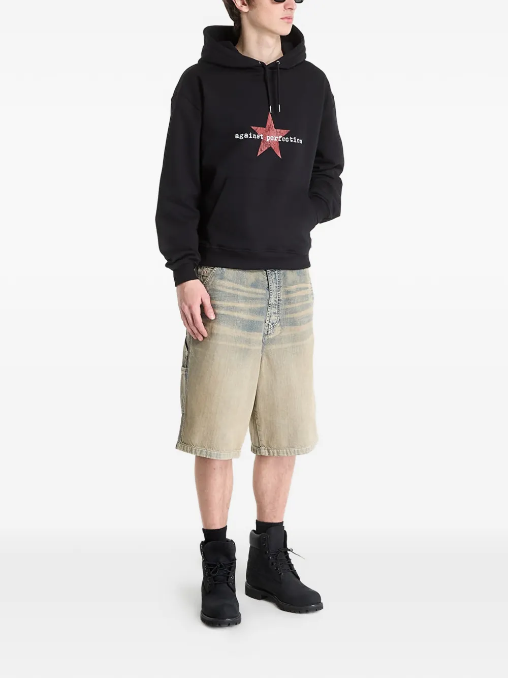 Wasted Sudadera Against Perfection Con Capucha - Negro 