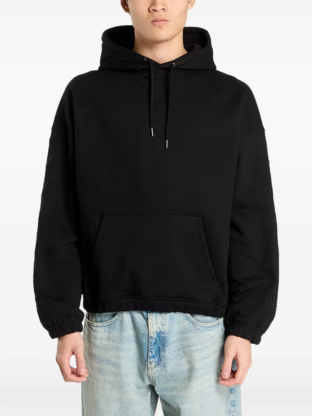 WASTED Bury Boxy hoodie - Nero