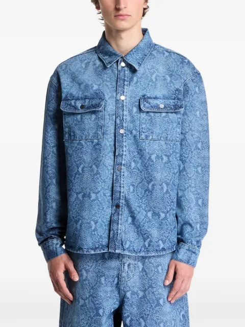 Daily Paper Snake Laser Rahul denim shirt shirt