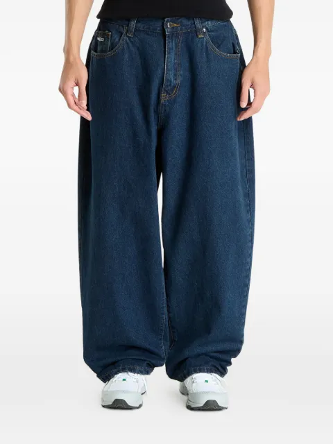 WASTED Rod logo-embroidered jeans