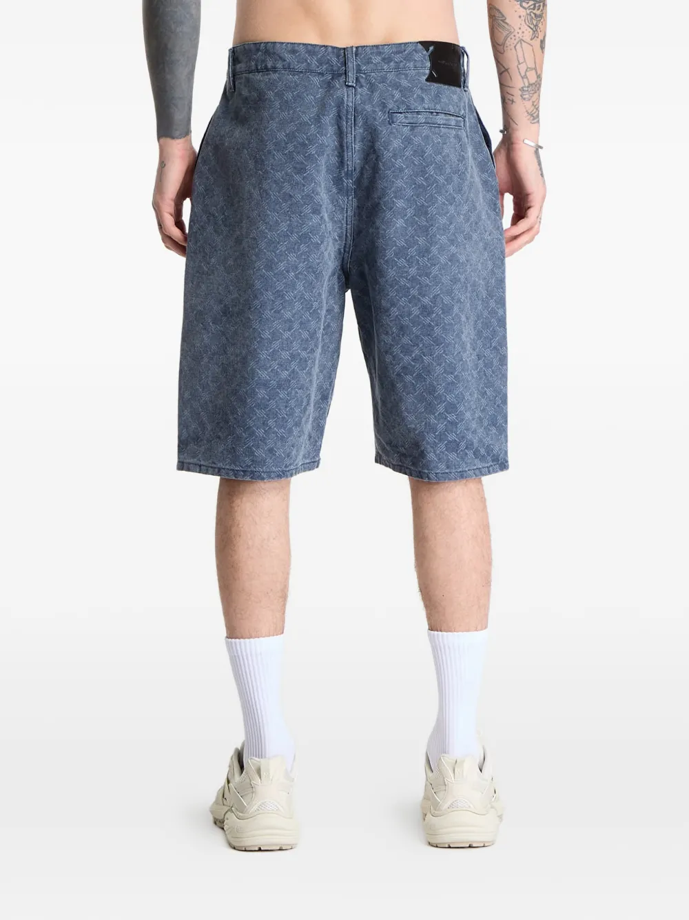 Daily Paper Shorts met monogramprint Blauw