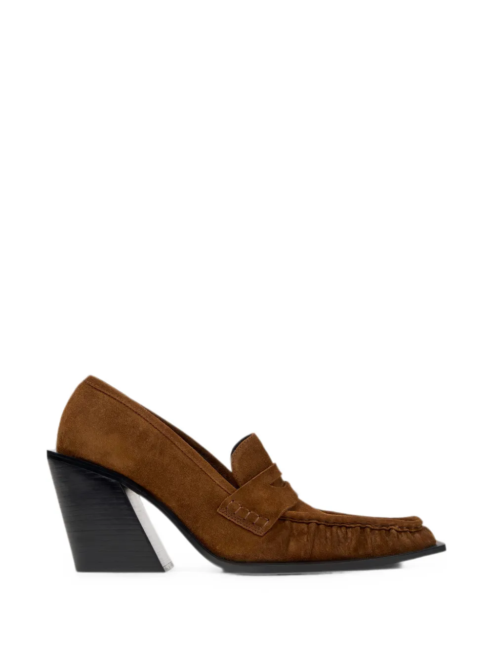 Camperlab Escandalo Block-heel Loafers In Brown