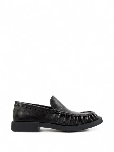 CamperLab Mil 1978 ruched leather loafers