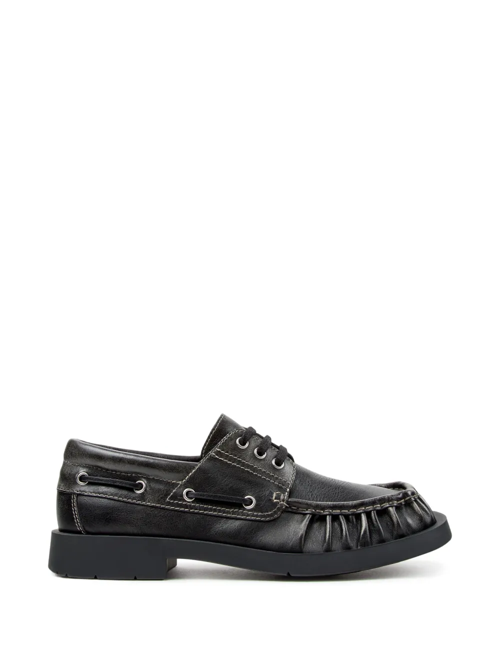 CamperLab Mil 1978 leather boat shoes