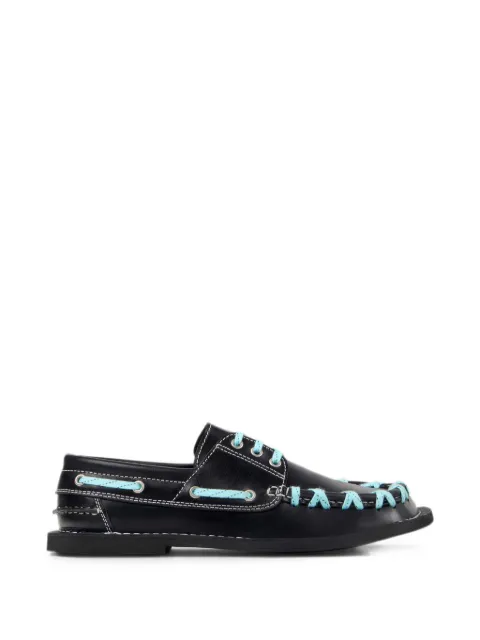 CamperLab Eki leather boat shoes